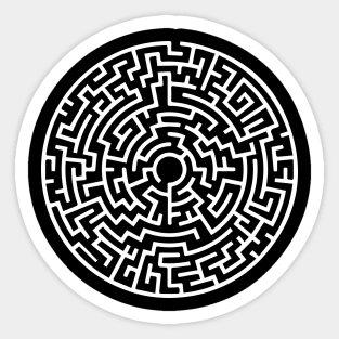 Circular Labyrinth Sticker